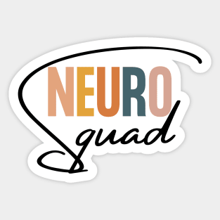 Neuro Squad, funny Neuro Sticker